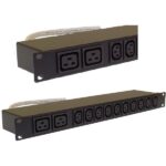 ideal PDU, multipresa rack 19" , 1 unità 16 32 Amper, con prese vde. Sistemi d'alimentazione per armadi Rack 19″ con prese IEC 60320 C13 C19.